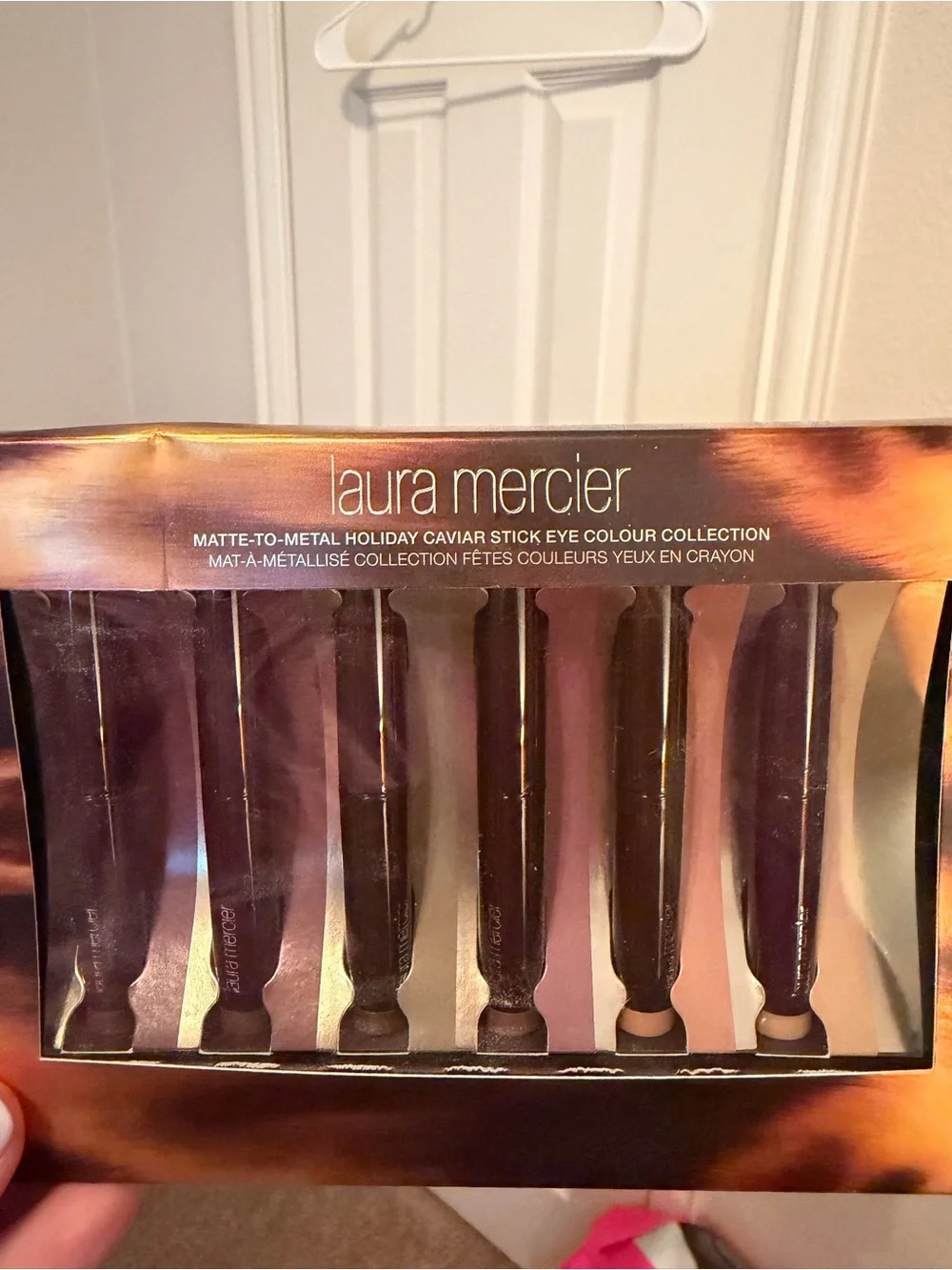 Laura Mercier Matte-to-Metal Holiday Caviar Stick Eye Colour 6-Piece Set NIB